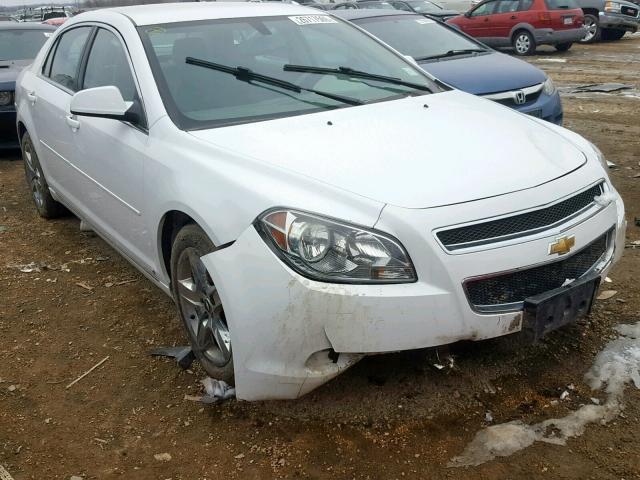 1G1ZC5EB3AF130321 - 2010 CHEVROLET MALIBU 1LT WHITE photo 1