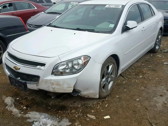 1G1ZC5EB3AF130321 - 2010 CHEVROLET MALIBU 1LT WHITE photo 2