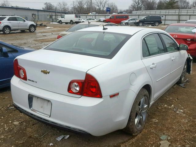 1G1ZC5EB3AF130321 - 2010 CHEVROLET MALIBU 1LT WHITE photo 4