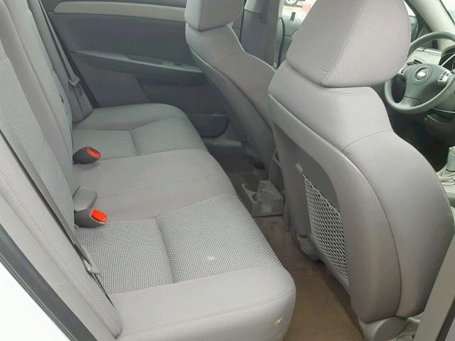 1G1ZC5EB3AF130321 - 2010 CHEVROLET MALIBU 1LT WHITE photo 6