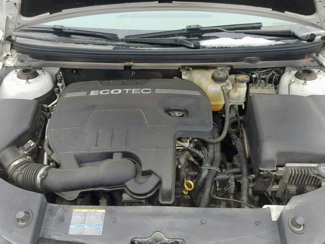 1G1ZC5EB3AF130321 - 2010 CHEVROLET MALIBU 1LT WHITE photo 7