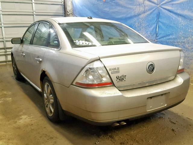 1MEHM42W08G601863 - 2008 MERCURY SABLE PREM SILVER photo 3