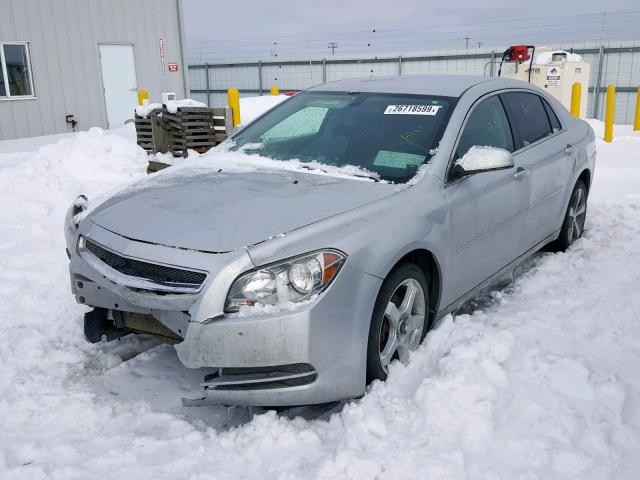 1G1ZC5EU8BF380897 - 2011 CHEVROLET MALIBU 1LT 银色 照片 2