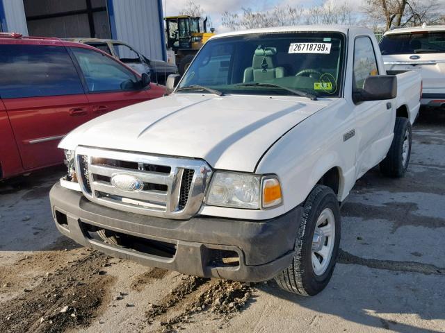 1FTYR10D47PA91745 - 2007 FORD RANGER WHITE photo 2