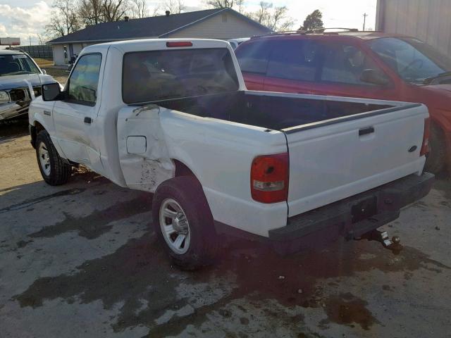 1FTYR10D47PA91745 - 2007 FORD RANGER WHITE photo 3