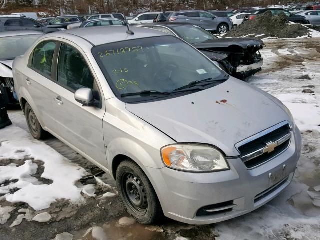 KL1TD56E09B328822 - 2009 CHEVROLET AVEO LS SILVER photo 1