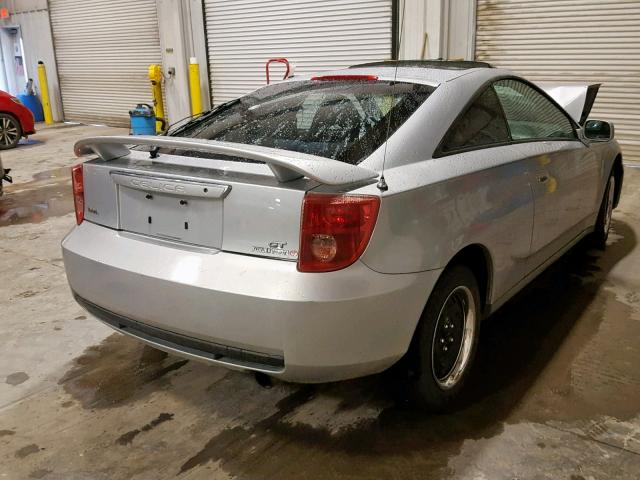 JTDDR32T730159117 - 2003 TOYOTA CELICA GT GRAY photo 4