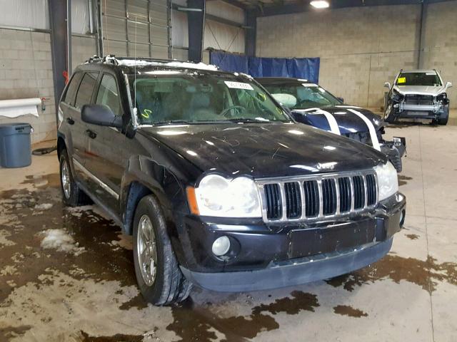 1J8HR58256C344886 - 2006 JEEP GRAND CHER BLACK photo 1