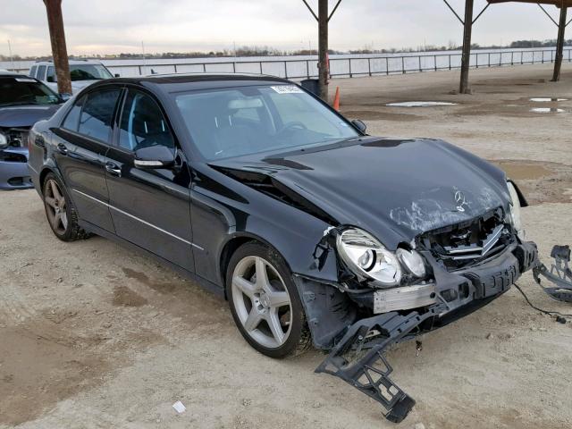 WDBUF56X49B427327 - 2009 MERCEDES-BENZ E 350 BLACK photo 1