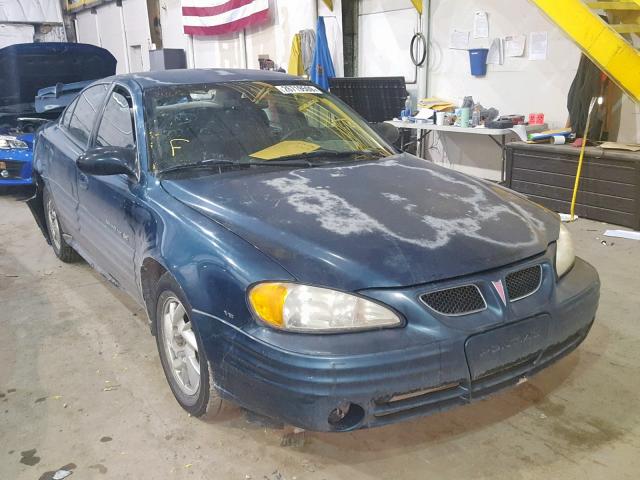 1G2NF52E72M583418 - 2002 PONTIAC GRAND AM S TEAL photo 1