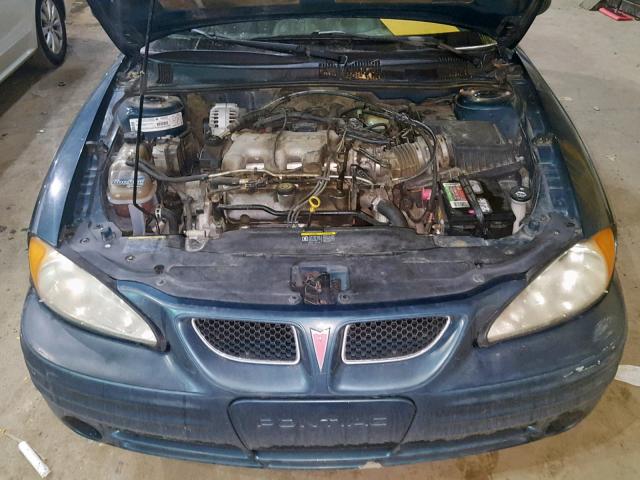 1G2NF52E72M583418 - 2002 PONTIAC GRAND AM S TEAL photo 7