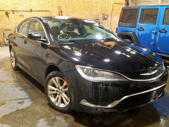 1C3CCCAB3FN666730 - 2015 CHRYSLER 200 LIMITE BLACK photo 1