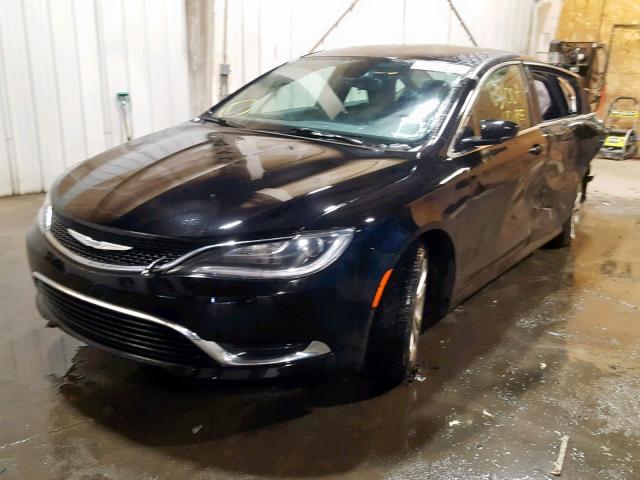 1C3CCCAB3FN666730 - 2015 CHRYSLER 200 LIMITE BLACK photo 2