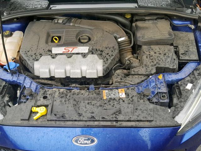 1FADP3L94FL306379 - 2015 FORD FOCUS ST BLUE photo 7