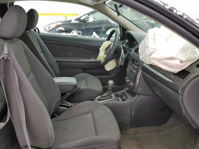 1G2AS18H697126659 - 2009 PONTIAC G5 BLACK photo 5