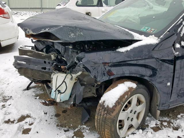 1G2AS18H697126659 - 2009 PONTIAC G5 BLACK photo 9