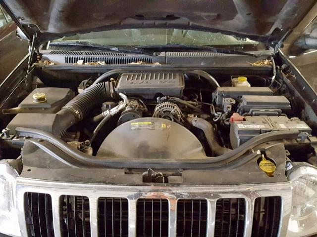 1J4GR48K86C347885 - 2006 JEEP GRAND CHER GRAY photo 7