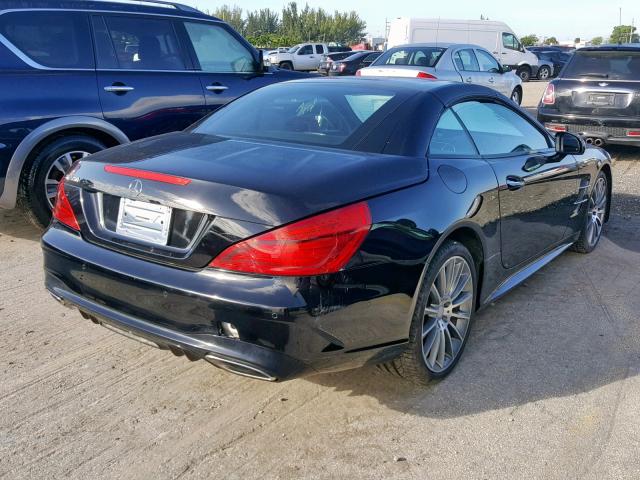 WDDJK7DA6HF046165 - 2017 MERCEDES-BENZ SL 550 BLACK photo 4