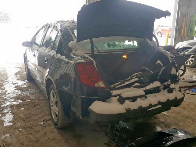 1G8AJ55F86Z108344 - 2006 SATURN ION LEVEL BLACK photo 3
