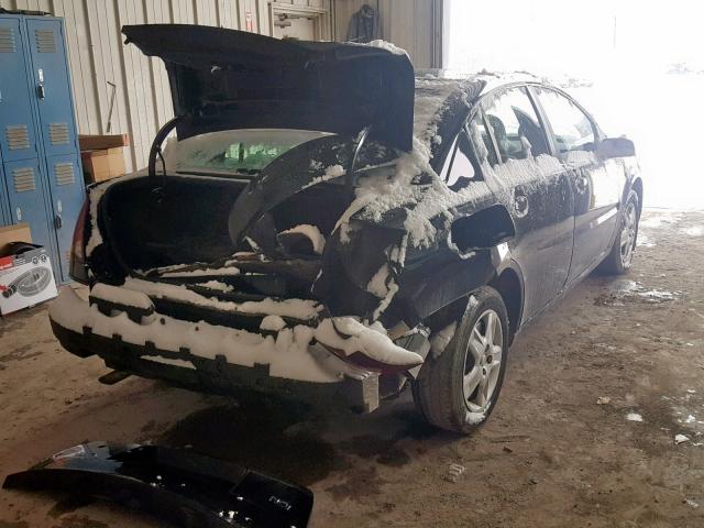1G8AJ55F86Z108344 - 2006 SATURN ION LEVEL BLACK photo 4