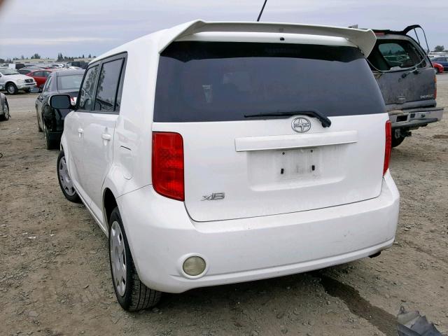 JTLKE50E591093290 - 2009 TOYOTA SCION XB 白色 照片 3