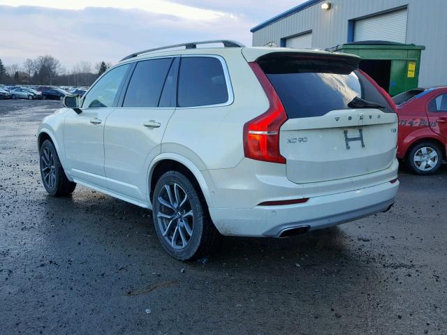 YV4A22PK2H1155573 - 2017 VOLVO XC90 T6 WHITE photo 3