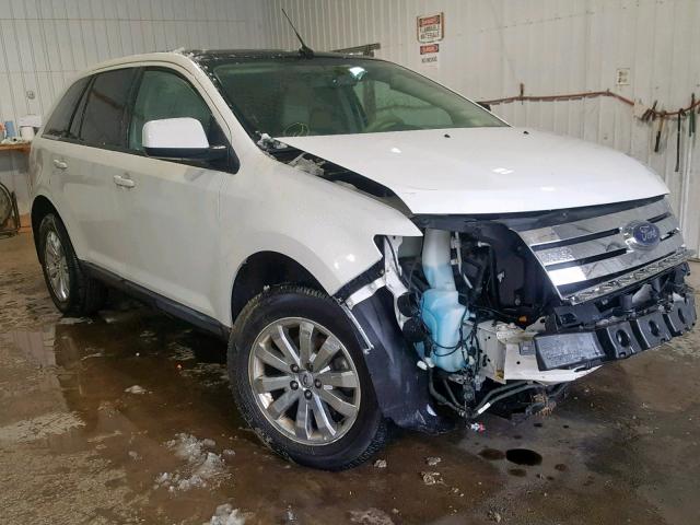 2FMDK3JC6ABA78722 - 2010 FORD EDGE SEL WHITE photo 1