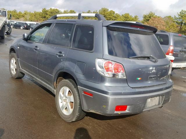 JA4LZ41F64U001224 - 2004 MITSUBISHI OUTLANDER GREEN photo 3