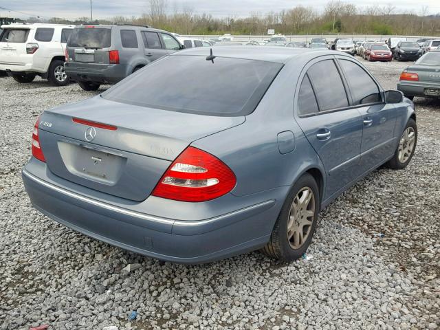 WDBUF56J56A820976 - 2006 MERCEDES-BENZ E 350 SILVER photo 4