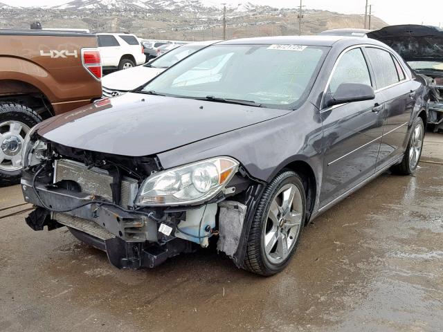 1G1ZC5E03AF309232 - 2010 CHEVROLET MALIBU 1LT ნაცრისფერი ფოტო 2