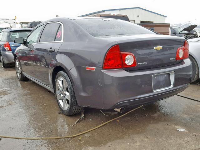 1G1ZC5E03AF309232 - 2010 CHEVROLET MALIBU 1LT ნაცრისფერი ფოტო 3