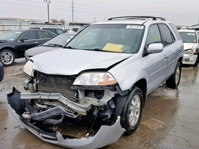 2HNYD186X3H551780 - 2003 ACURA MDX TOURIN SILVER photo 2