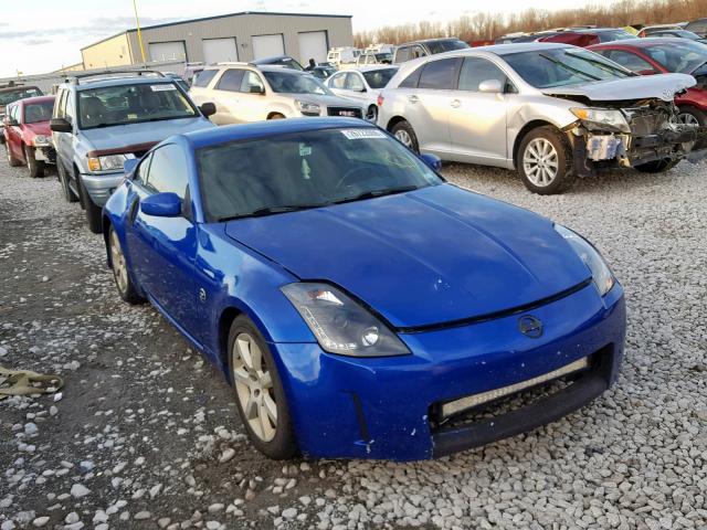 JN1AZ34D44T163752 - 2004 NISSAN 350Z COUPE BLUE photo 1