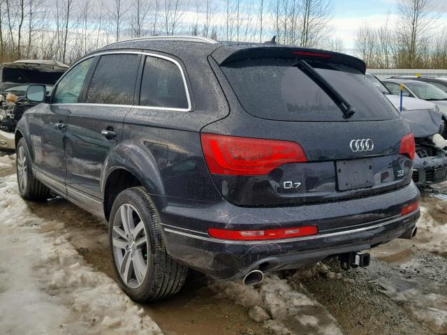 WA1VMAFE9FD019953 - 2015 AUDI Q7 TDI BLACK photo 3