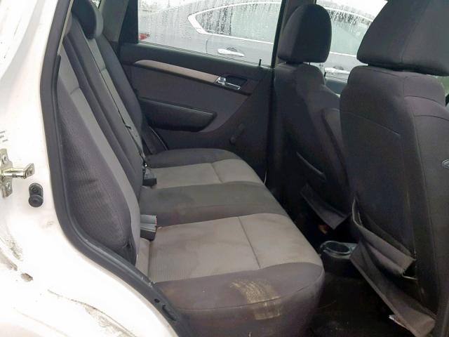 KL1TD66E39B620194 - 2009 CHEVROLET AVEO LS WHITE photo 6