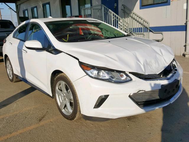 1G1RC6S5XJU117274 - 2018 CHEVROLET VOLT LT WHITE photo 1