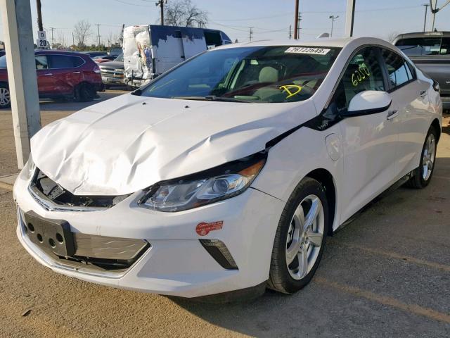 1G1RC6S5XJU117274 - 2018 CHEVROLET VOLT LT WHITE photo 2