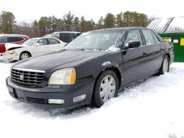 1G6KF57964U253947 - 2004 CADILLAC DEVILLE DT BLACK photo 2