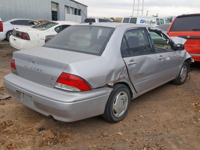 JA3AJ26E93U064193 - 2003 MITSUBISHI LANCER ES SILVER photo 4