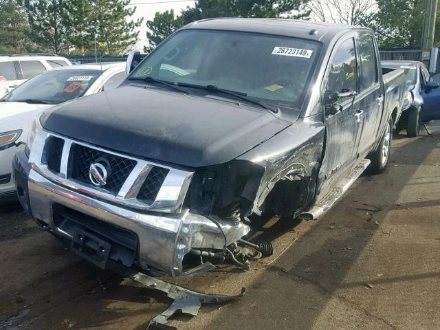 1N6BA0EC4EN509685 - 2014 NISSAN TITAN S BLACK photo 2