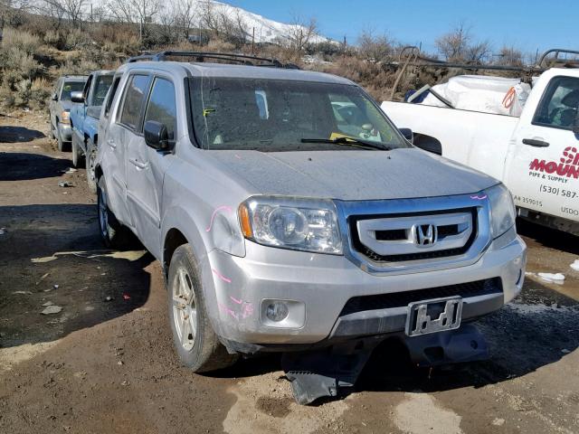 5FNYF4H73BB012934 - 2011 HONDA PILOT EXLN SILVER photo 1