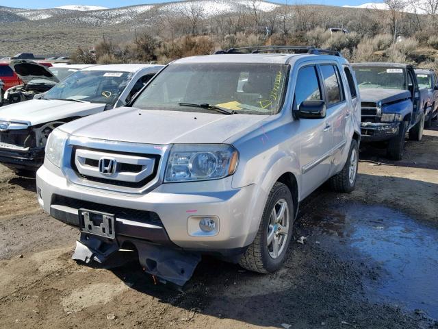 5FNYF4H73BB012934 - 2011 HONDA PILOT EXLN SILVER photo 2