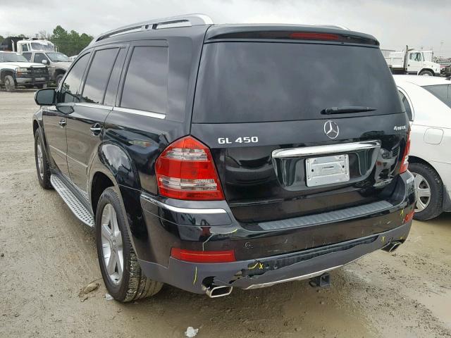 4JGBF71EX9A461851 - 2009 MERCEDES-BENZ GL 450 4MA BLACK photo 3