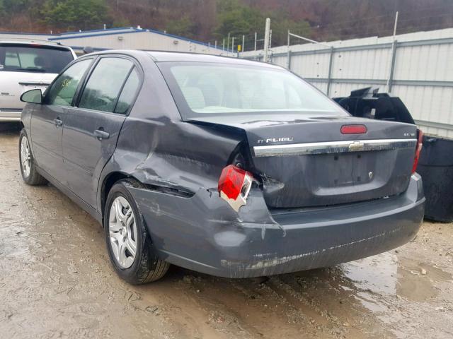 1G1ZS57N67F237222 - 2007 CHEVROLET MALIBU LS BLUE photo 3