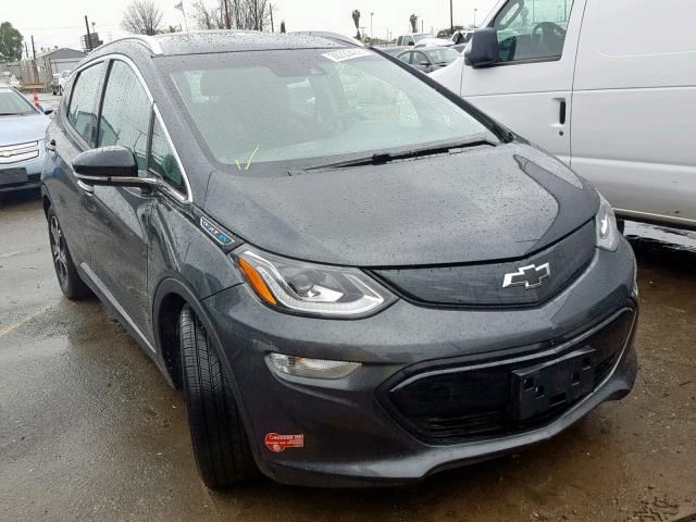 1G1FX6S01J4115246 - 2018 CHEVROLET BOLT EV PR GRAY photo 1