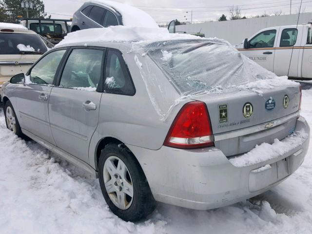 1G1ZT63886F184654 - 2006 CHEVROLET MALIBU MAX ვერცხლისფერი ფოტო 3