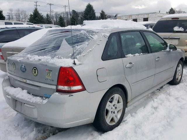 1G1ZT63886F184654 - 2006 CHEVROLET MALIBU MAX ვერცხლისფერი ფოტო 4