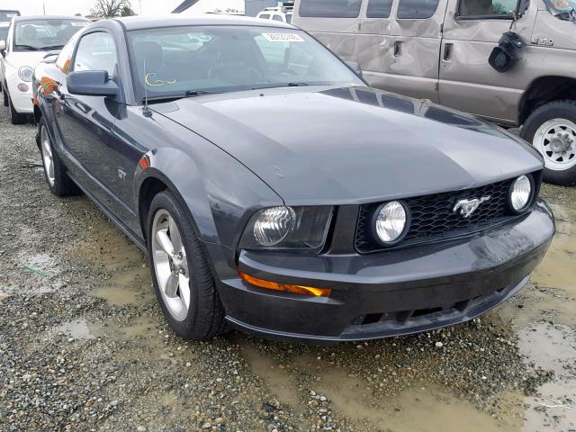 1ZVHT82H175214176 - 2007 FORD MUSTANG GT GRAY photo 1