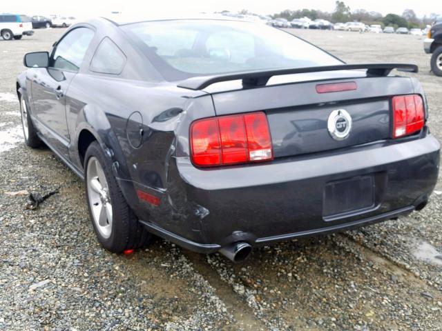 1ZVHT82H175214176 - 2007 FORD MUSTANG GT GRAY photo 3