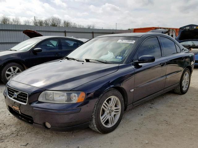 YV1RS592752429600 - 2005 VOLVO S60 2.5T BLUE photo 2